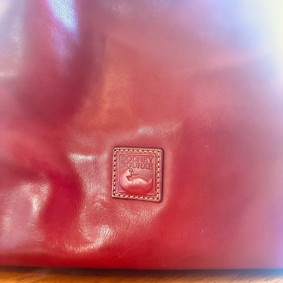 Dooney & Bourke Rich Red Leather Bag - Picture 3 of 9